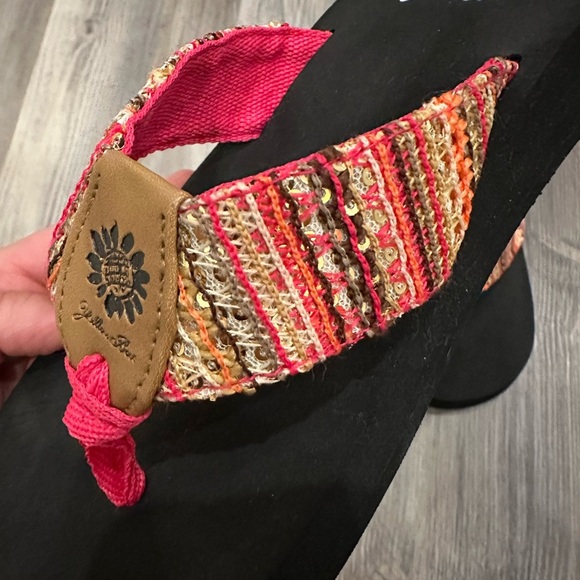 Yellow Box Women's Pink Sandals Size 7 New without box - Picture 3 of 4